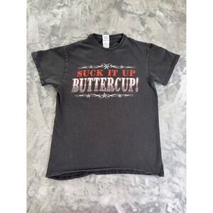 Delta Suck IT UP Buttercup! T-Shirt Pro Weight Mens S Black